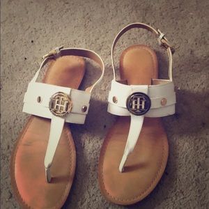 Tommy Hilfiger White Sandals